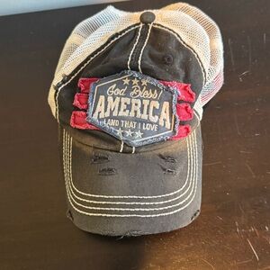 KBETHOS Vintage Black Mesh Cap